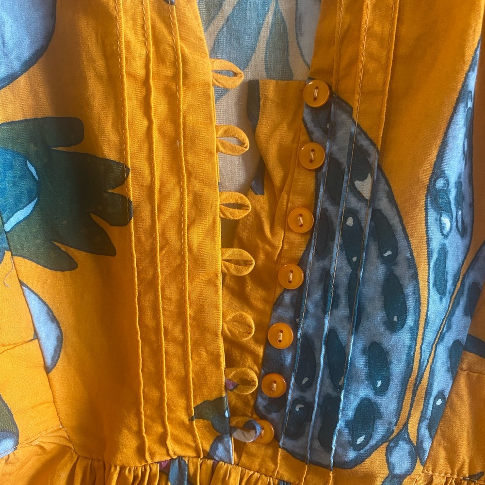 ANTHROPOLOGIE Let Me Be Printed Tunic Dress S - Picture 6 of 8
